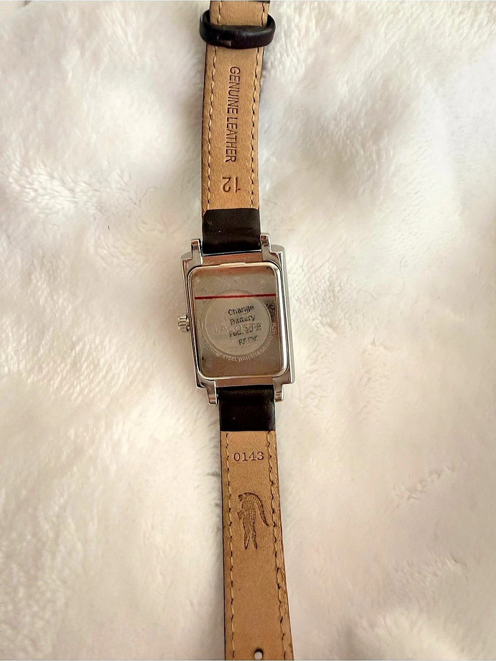 Lacoste Rectangular woman’s Watch in Brown & Silver - Picture 3 of 3